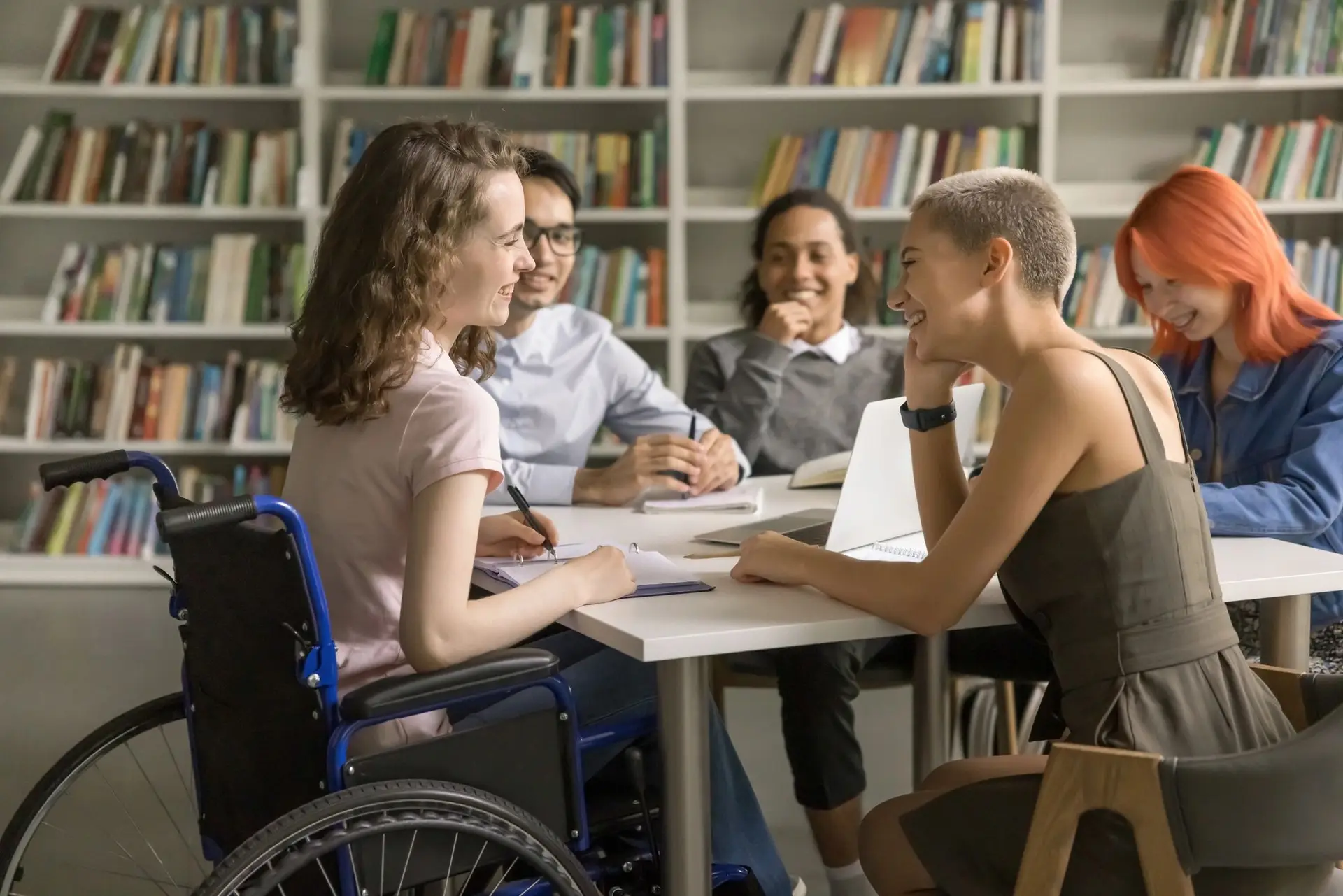 Instructor guiding a virtual classroom